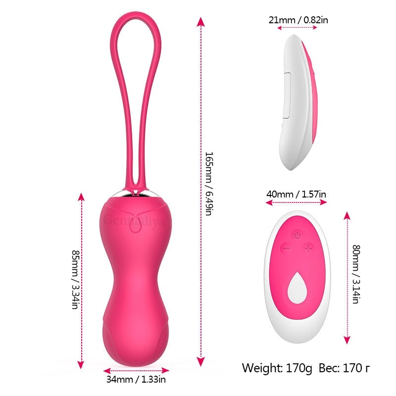 10 Speed Vibrating Egg Kegel Ball Egg Exercise Vagina Tighten Vibrator G Spot Vagina Massager for Women