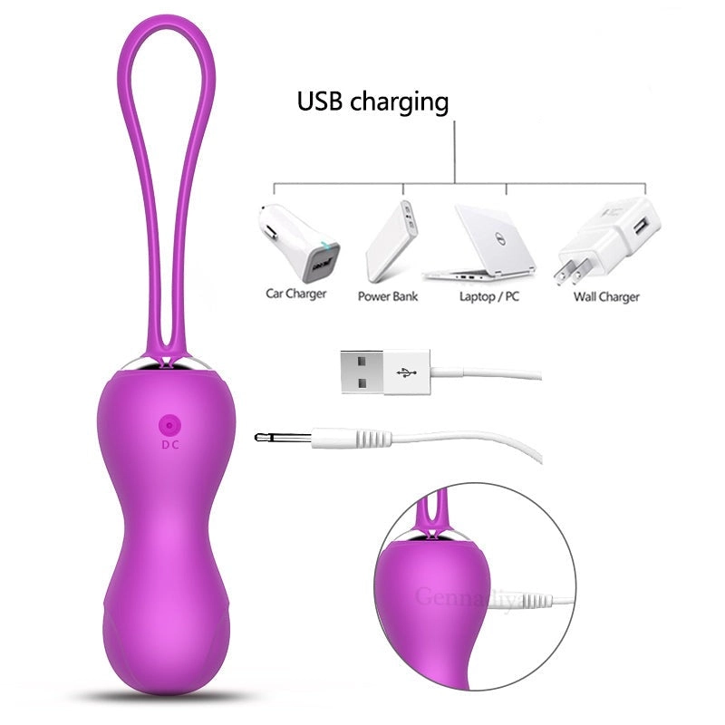 10 Speed Vibrating Egg Kegel Ball Egg Exercise Vagina Tighten Vibrator G Spot Vagina Massager for Women