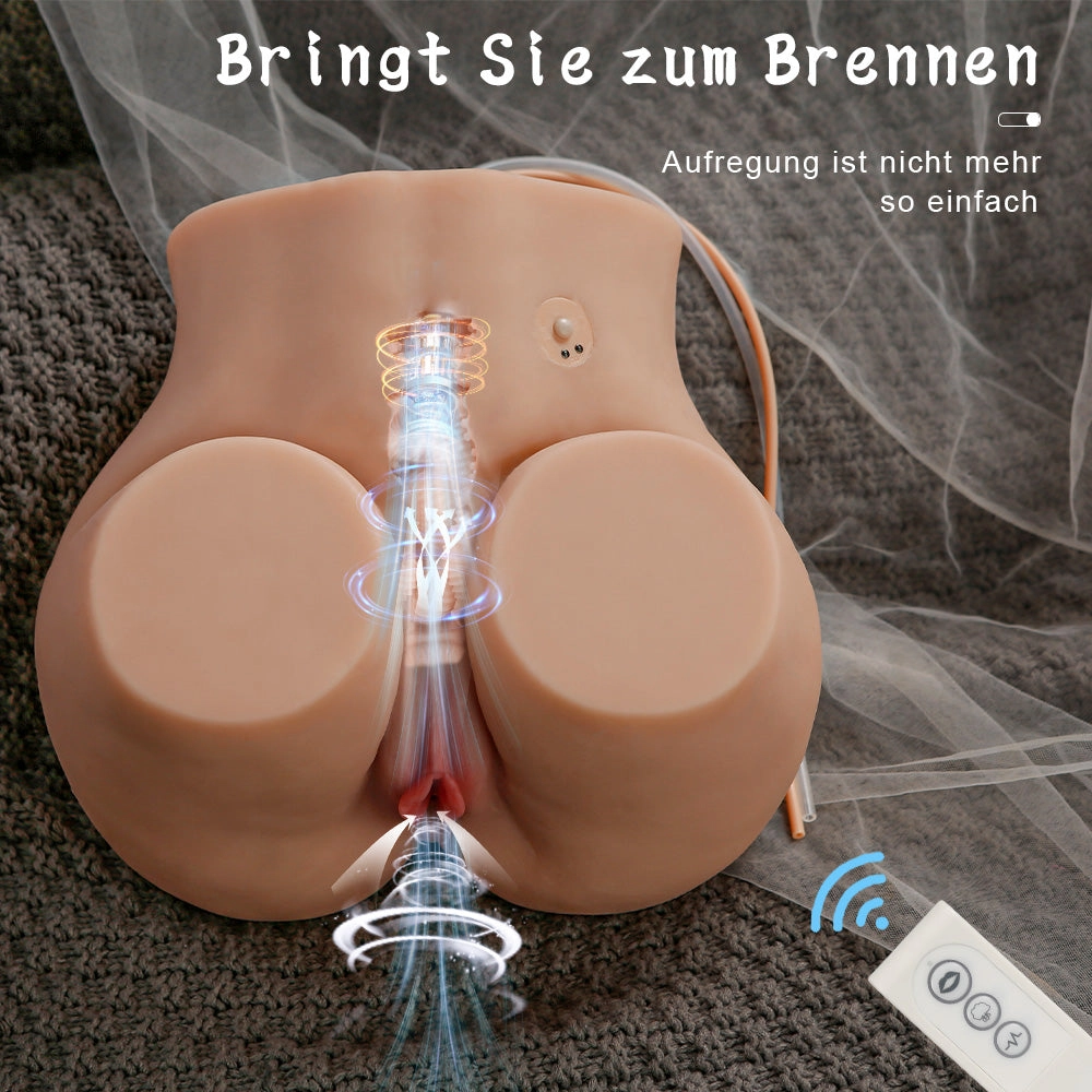 14.3LB Realistic Sex Doll with Suction & Vibration