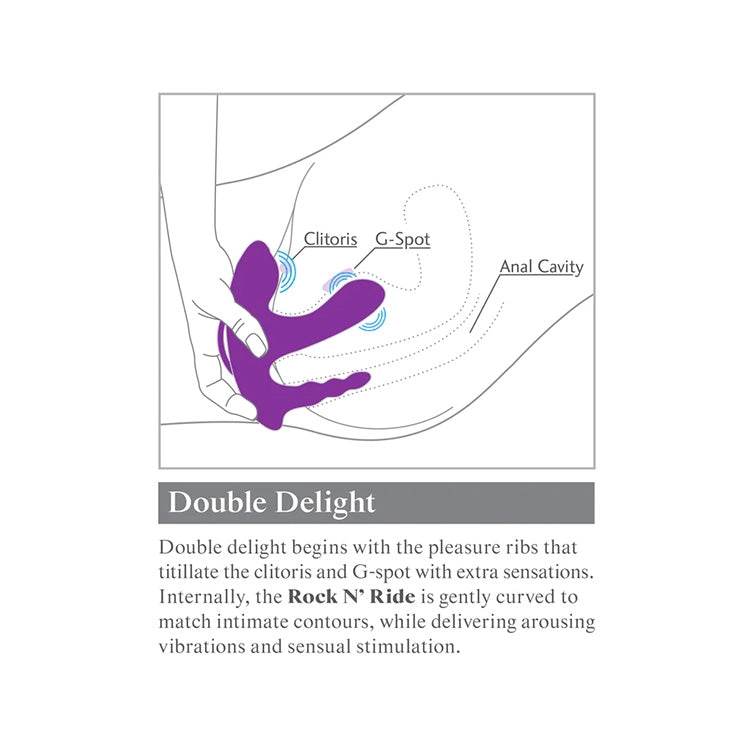 3Some Rock N' Ride Remote Controlled Vibrator