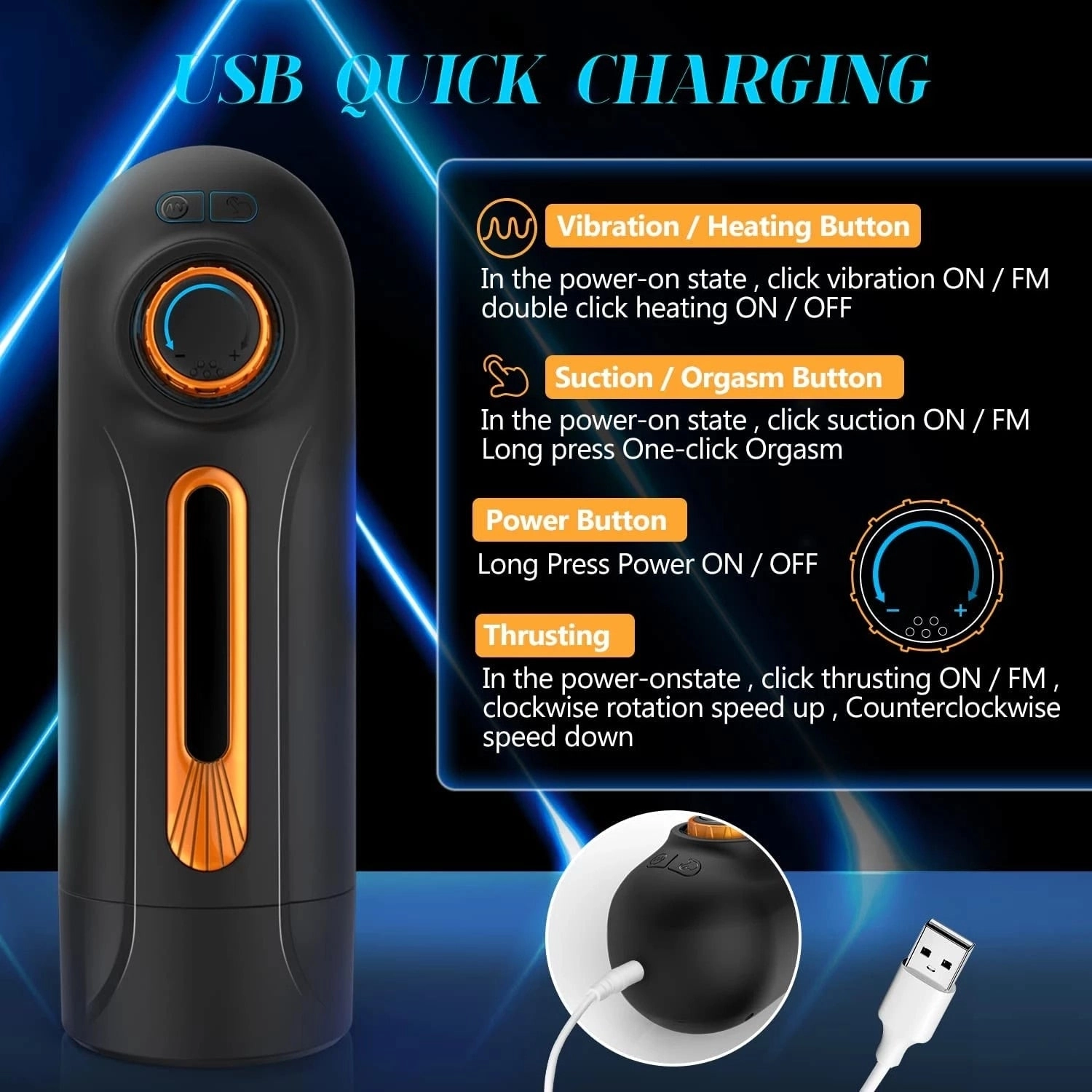 6 IN 1 Automatic Telescopic Sucking Male Masturbator Blowjob Masturbation Cup Real Pussy Vagina Sex Toys for Men