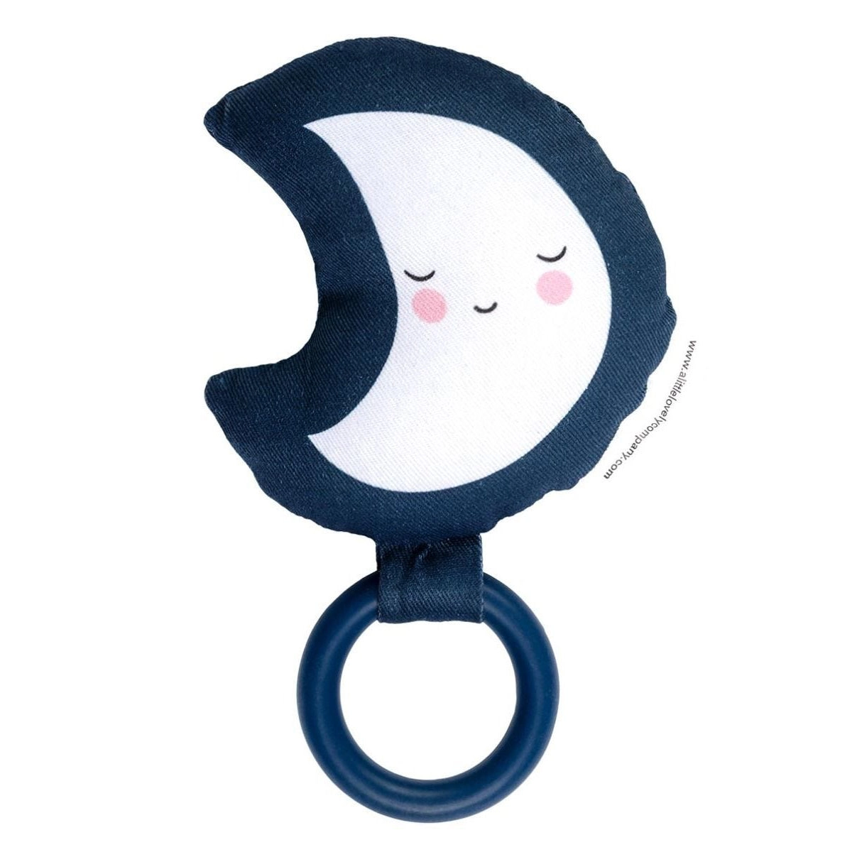 A Little Lovely Company Baby Rattle Moon