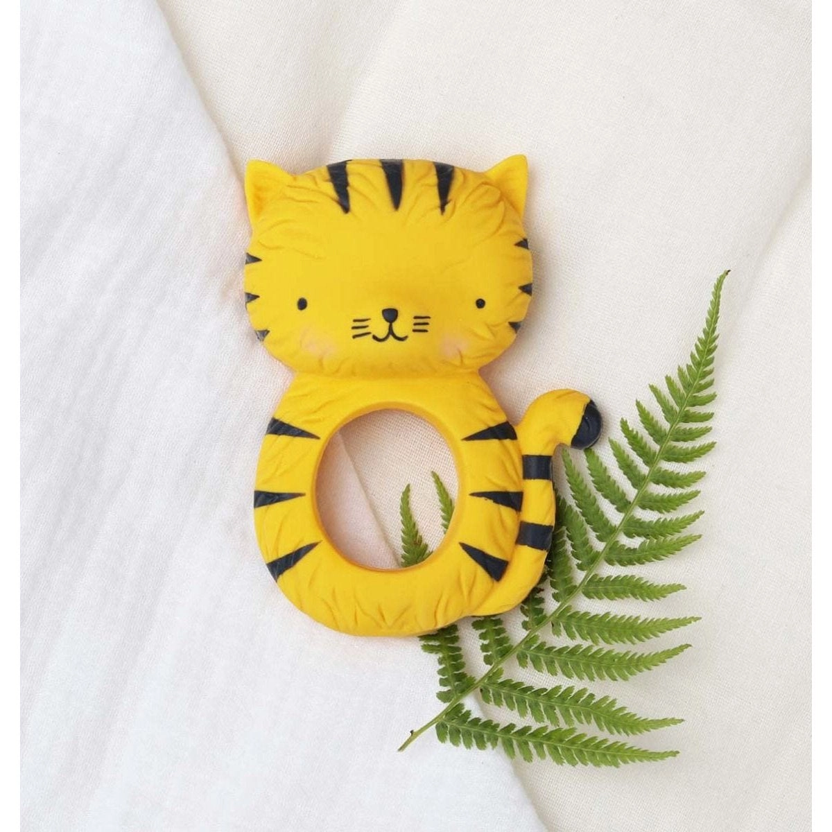 A Little Lovely Company Teether Ring - Tiger