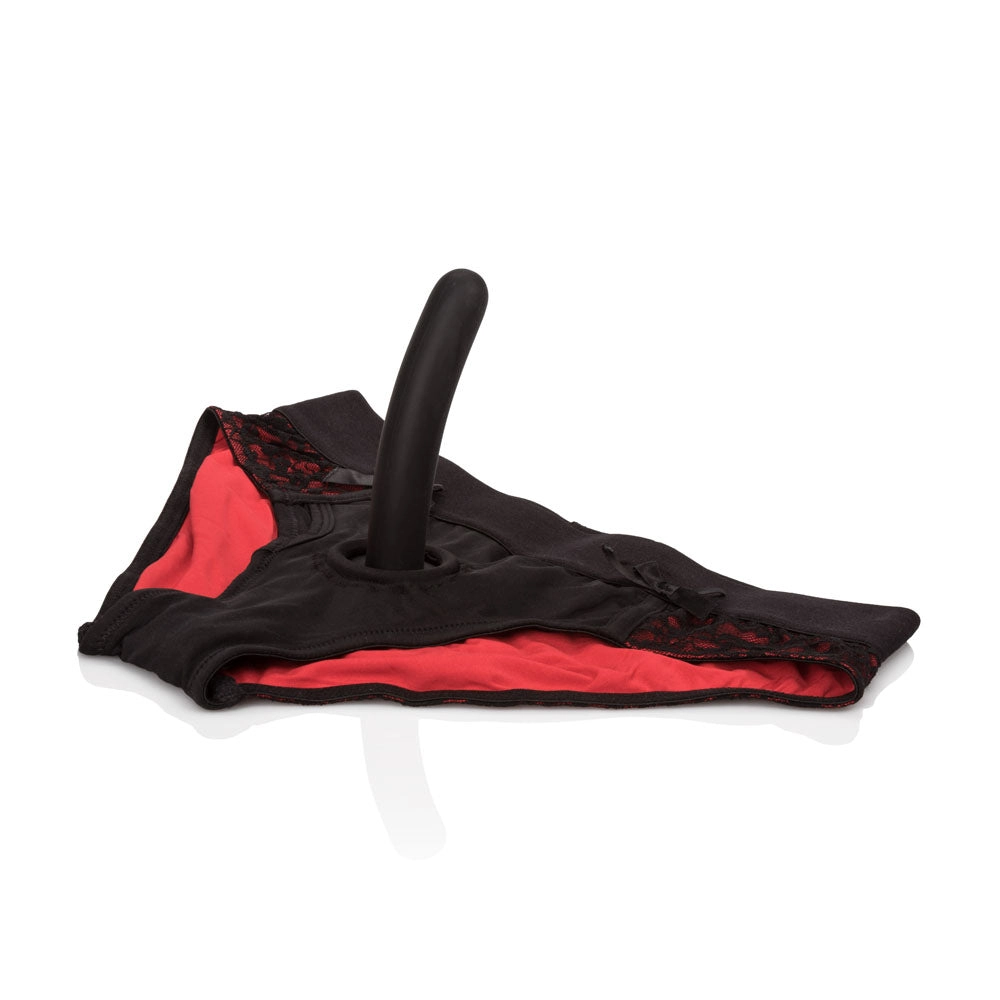 Adventurous Pegging Panty Set with 5-Inch Silicone Toy for Playful Exploration