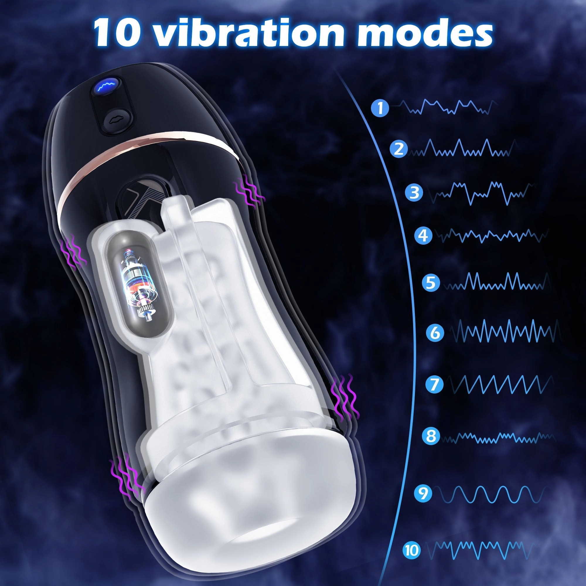 Automatic Sucking Male Masturbator with Vibration