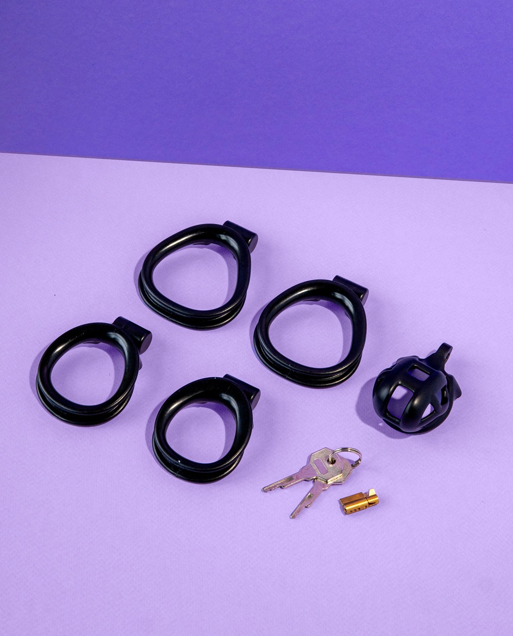 Axel Chastity Black Cock Cage