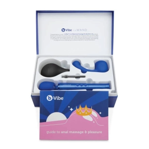 b-Vibe Massage Wand with Anal Kit and Education Set