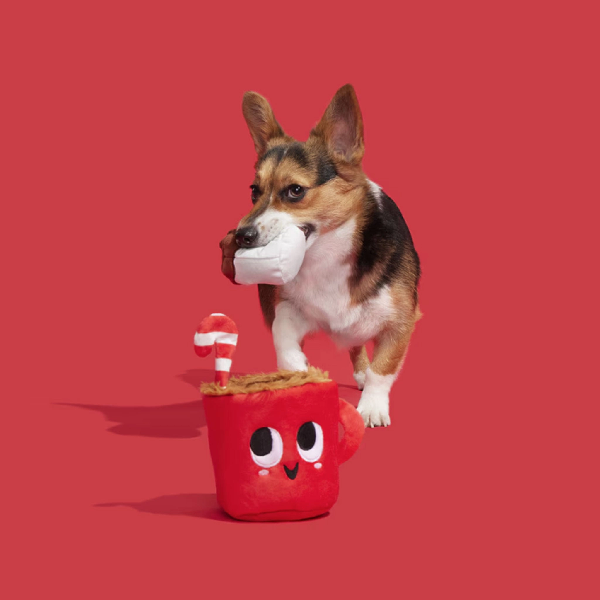 Bark Marshall & Coco Red & White Dog Toys