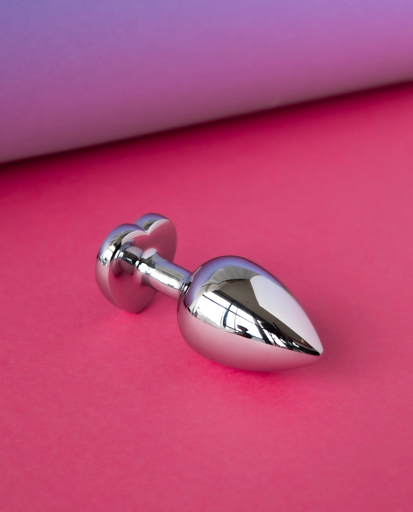 Bejewelled Heart Metal Butt Plug Bundle