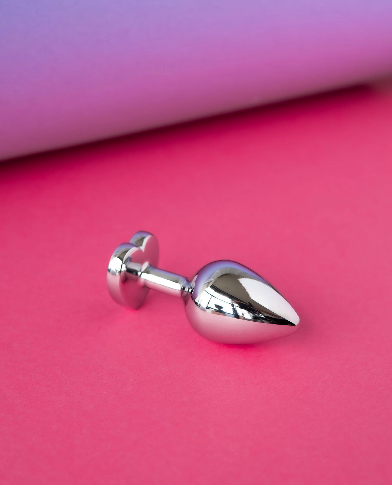 Bejewelled Heart Metal Butt Plug Bundle