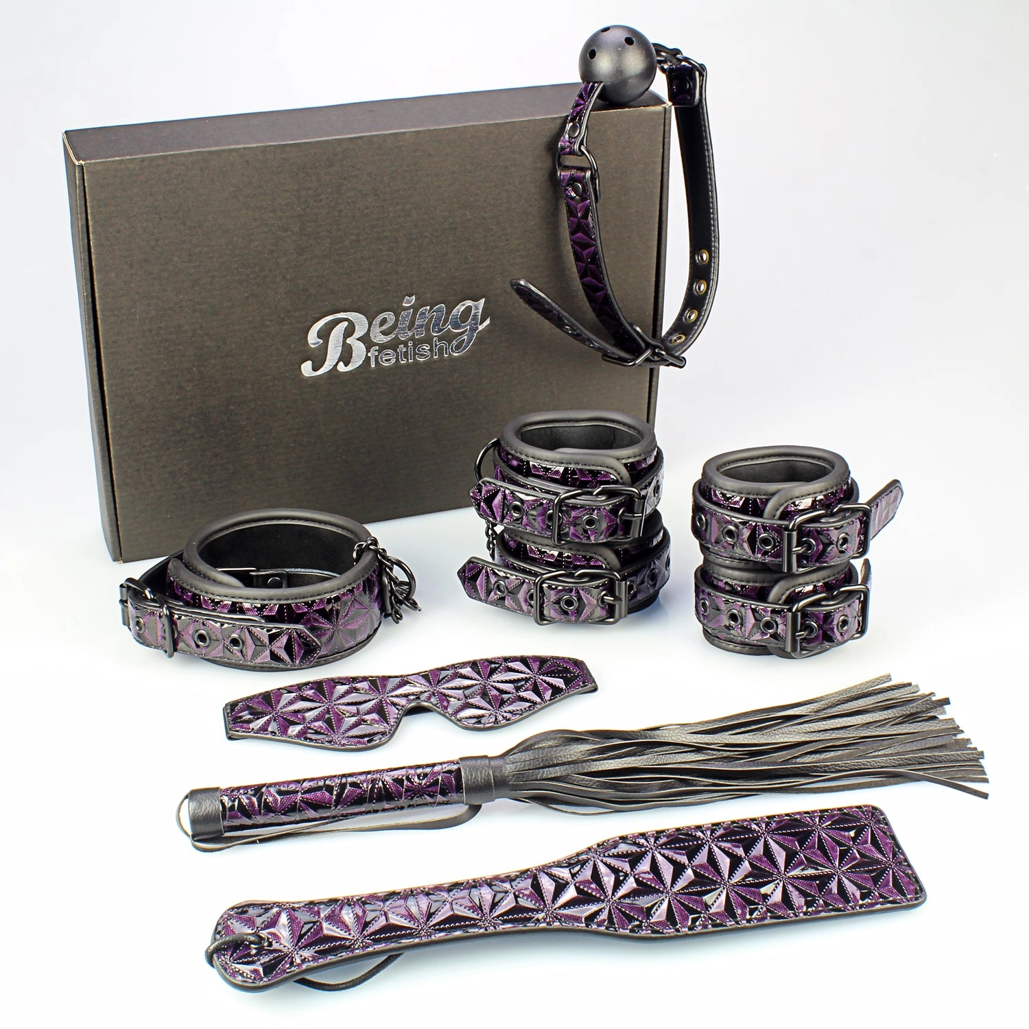 BF-40382B 7pcs Bondage Purple Kits