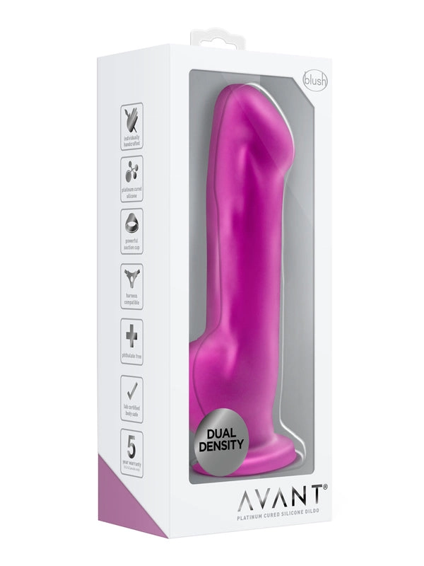 Blush Avant D7 Ergo Violet Dildo 19 cm