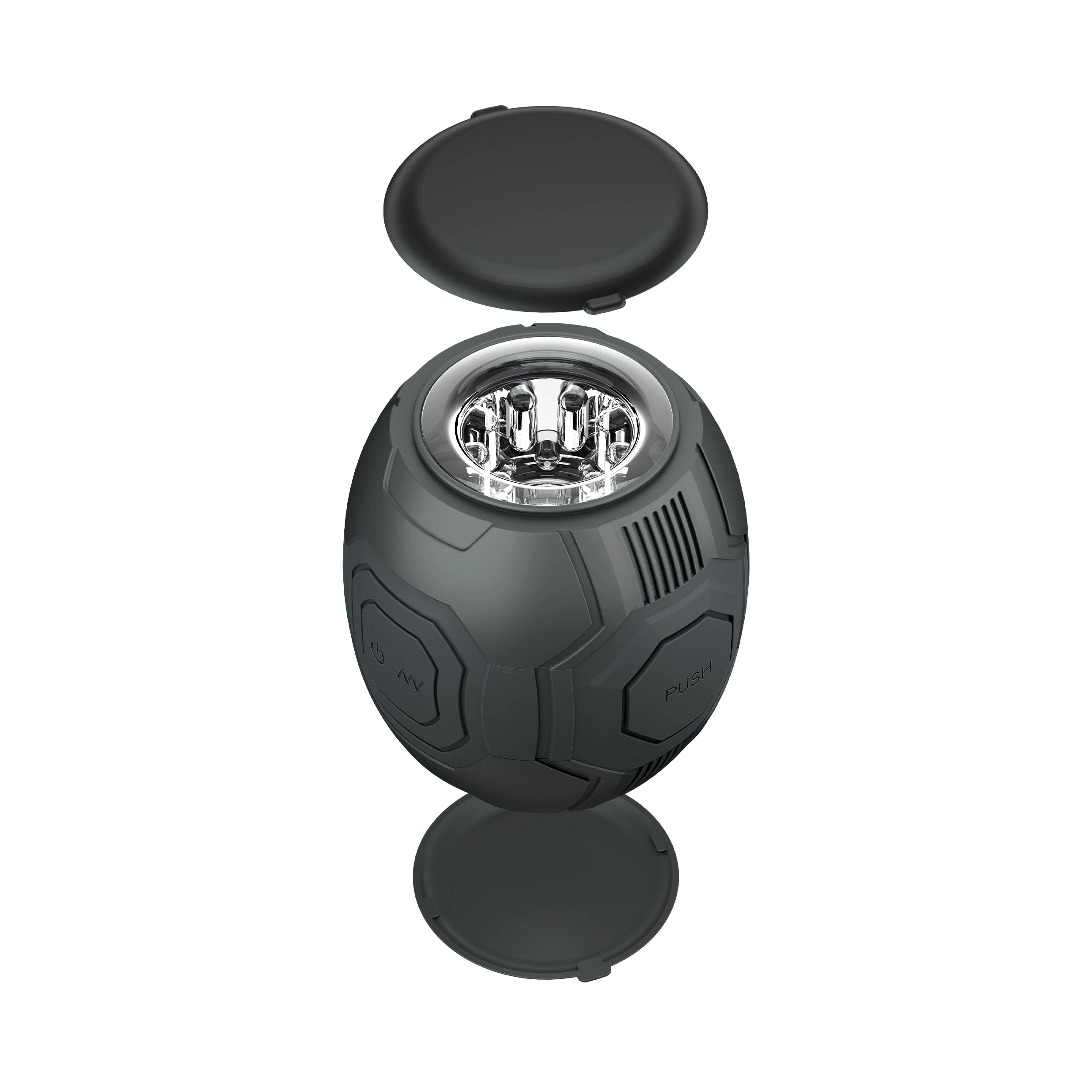 Blush M For Men | Dome X – Vibrating Automatic Male Masturbator With Easy-Grip Discreet Dome Design Stroker – Black