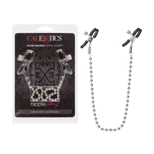 Calexotics Silver Beaded Nipple Clamps