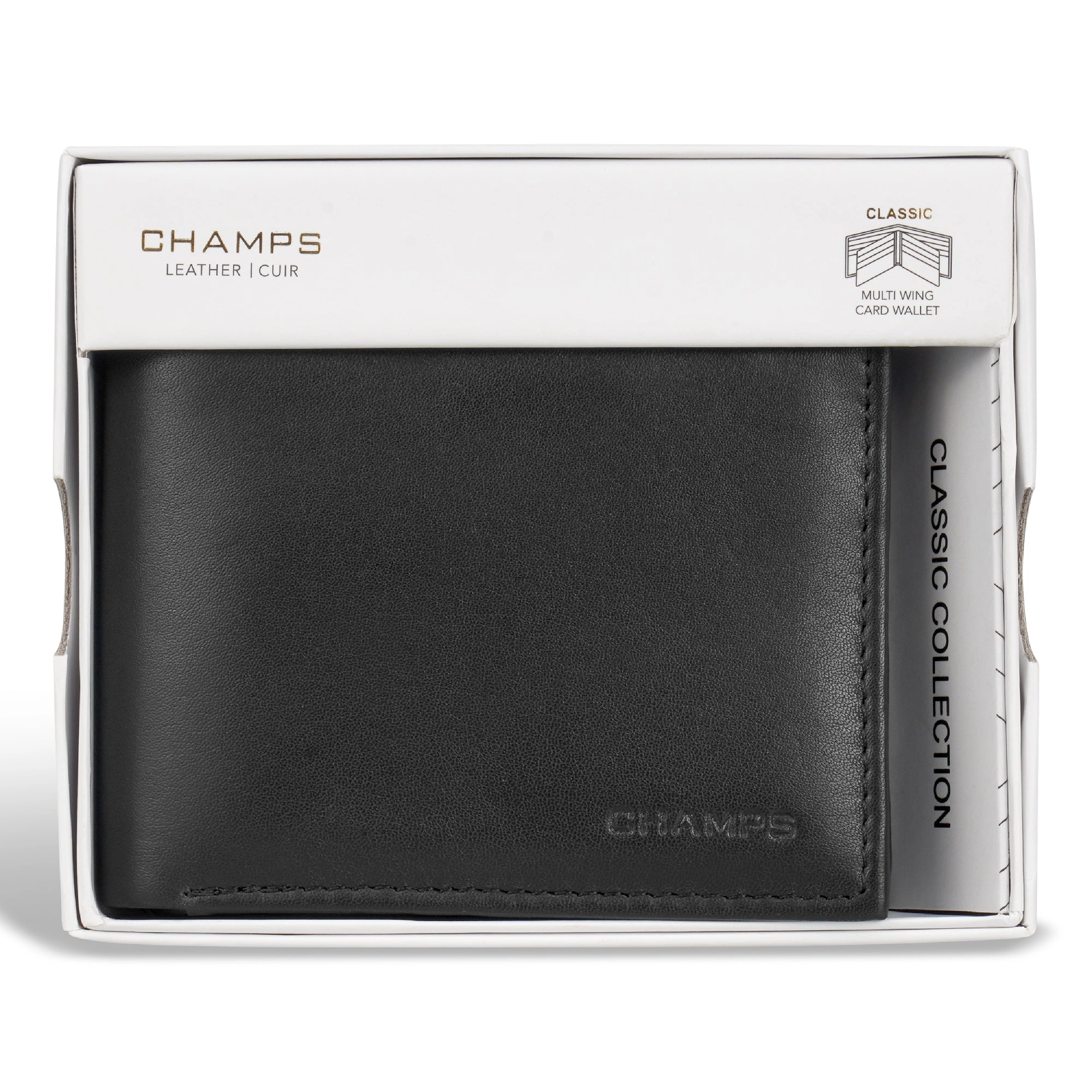 Classic / Leather Multi-Wing Card Wallet *Drop Ship*
