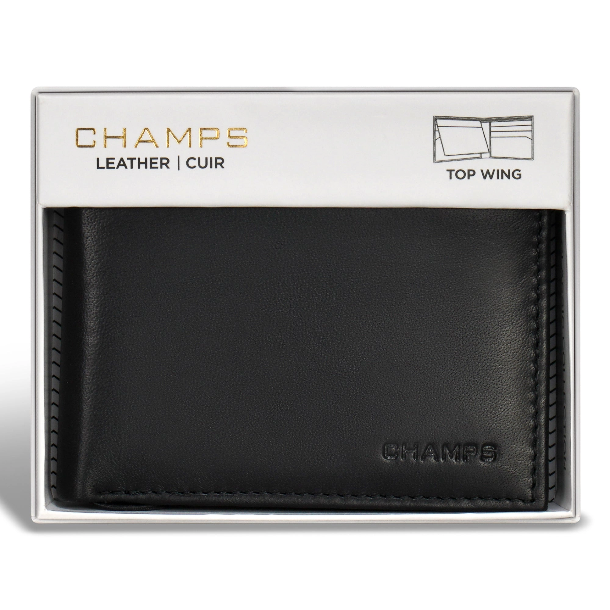Classic / Leather Top-Wing Wallet *Drop Ship*