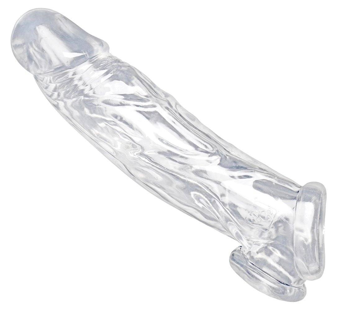 Clear Penis Enhancer & Ball Stretcher: Instant Extra Girth and Length Fun