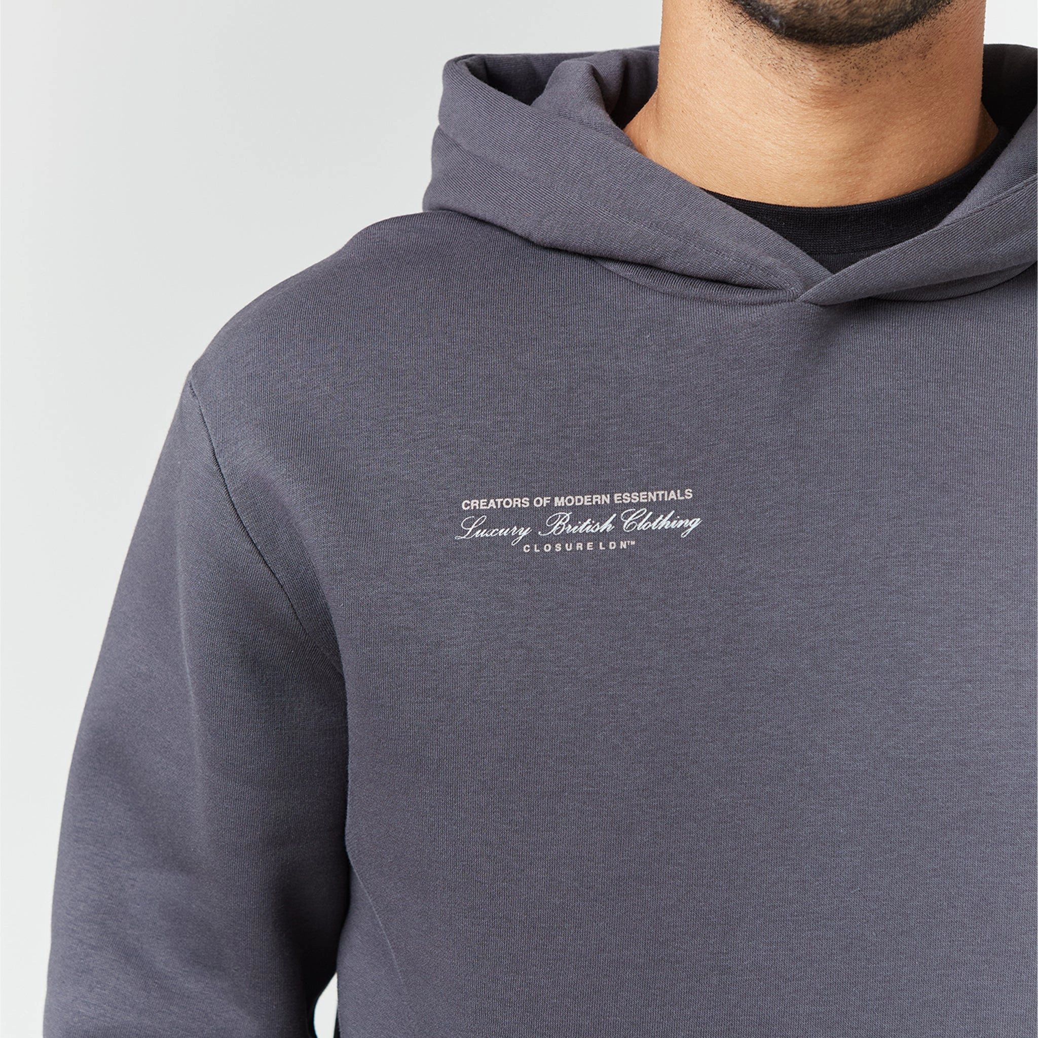 CLSR LDN Luxe Hoodie | Charcoal
