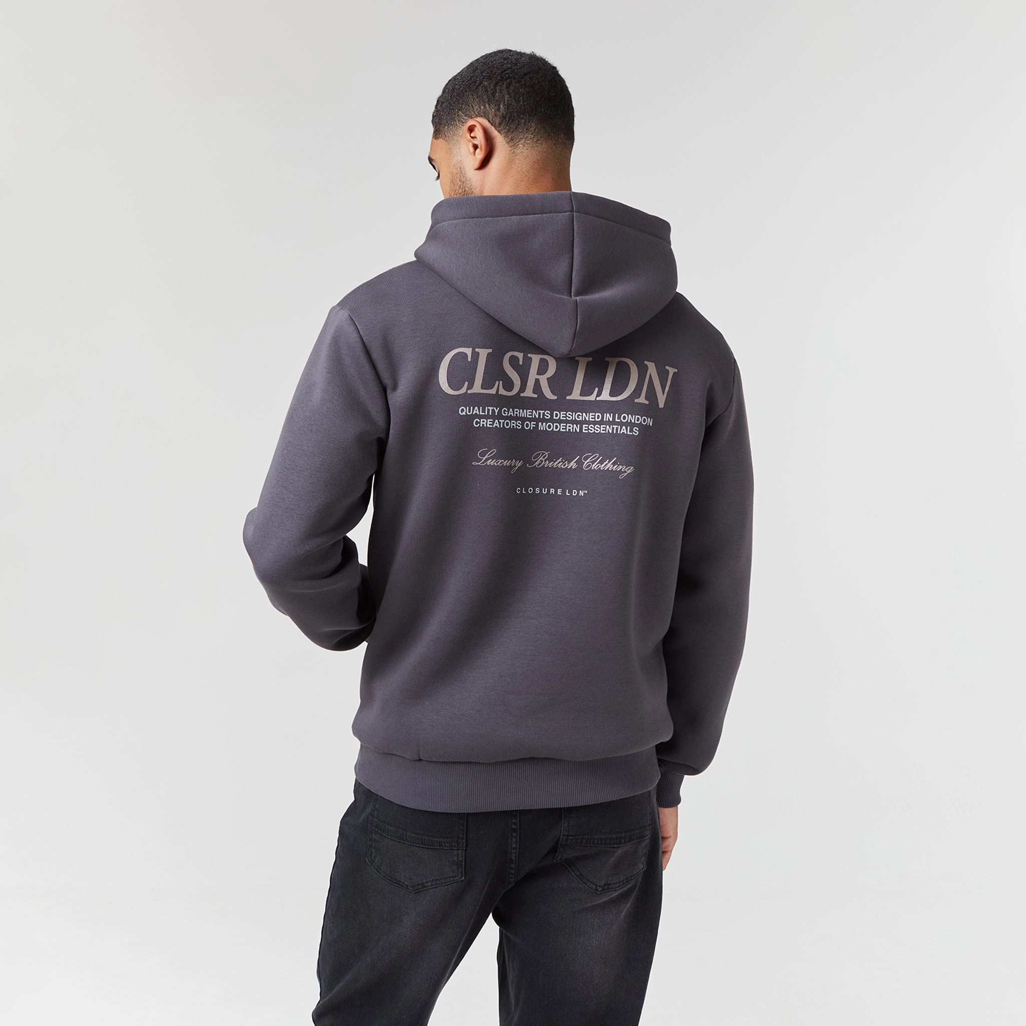 CLSR LDN Luxe Hoodie | Charcoal