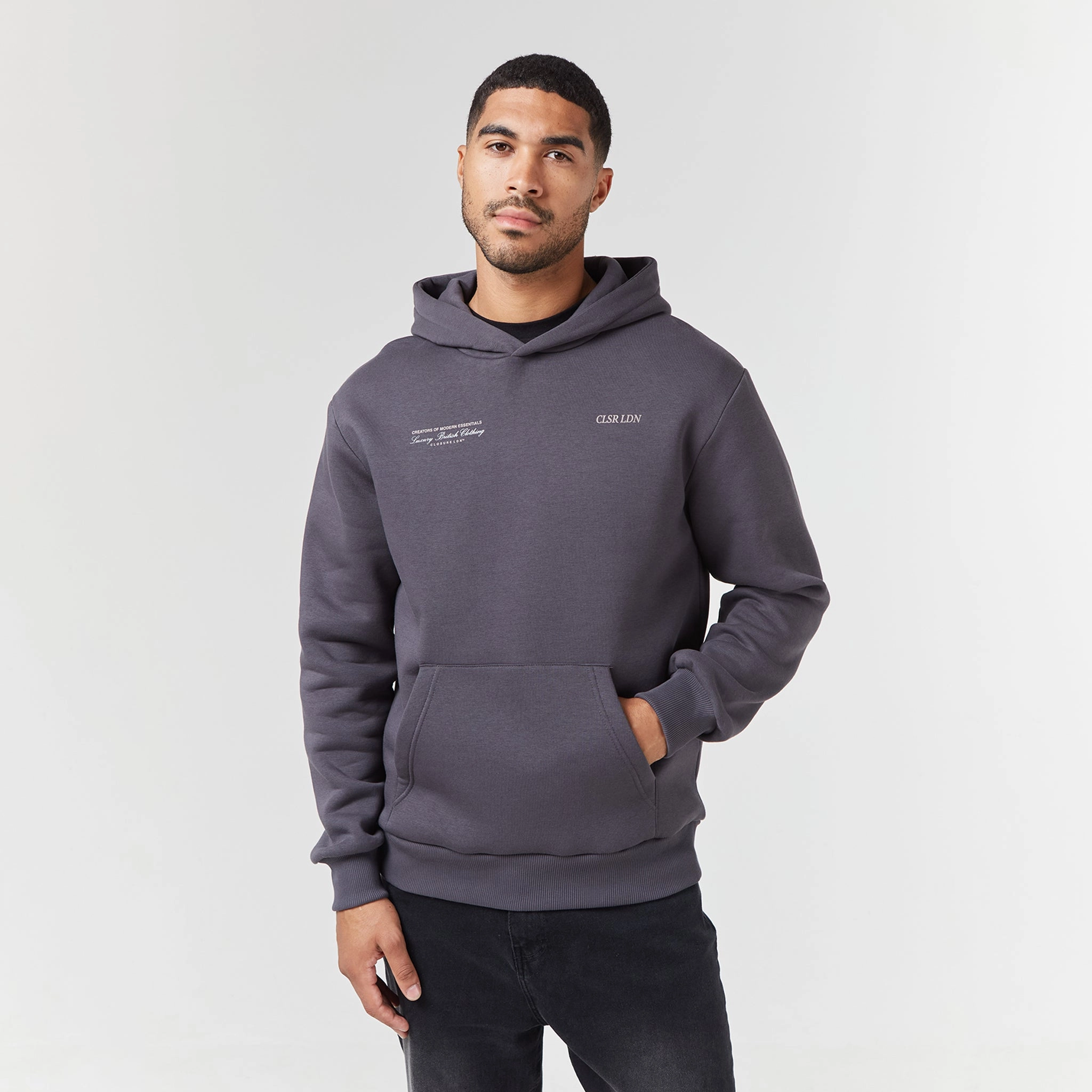 CLSR LDN Luxe Hoodie | Charcoal
