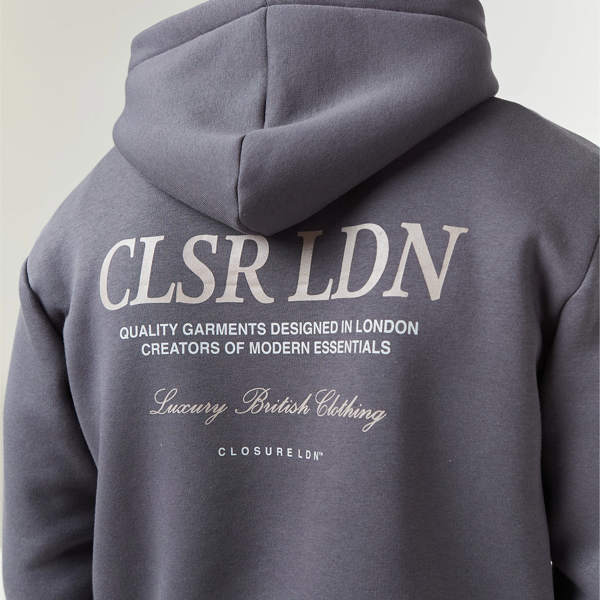 CLSR LDN Luxe Hoodie | Charcoal