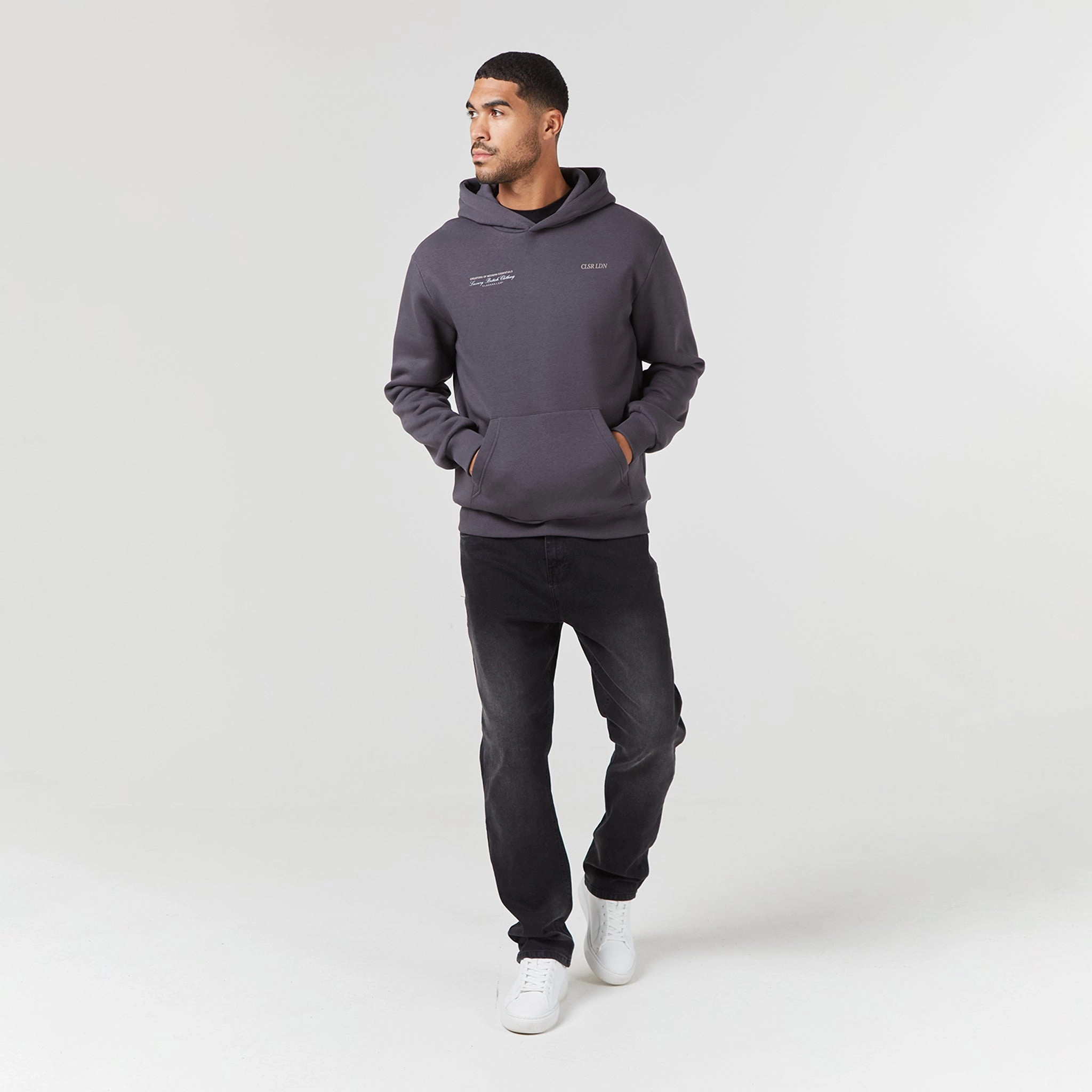 CLSR LDN Luxe Hoodie | Charcoal