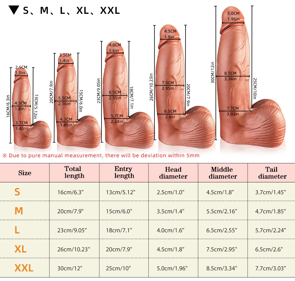 Connor - Realistic Dildo - Thick Silicone Dildo