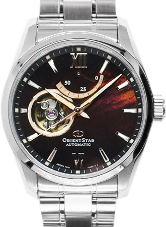 Contemporary Semi Skeleton Mother Of Pearl Burgundy Ref. RK-AT0010A