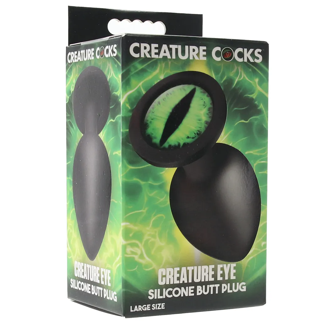 Creature Cocks Creature Eye Silicone Butt Plug in Large