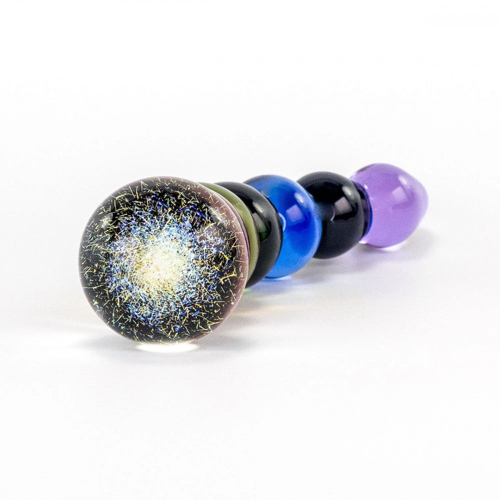 Crystal Delights Glass Rainbow Bubble Dil with Dichroic Bulb