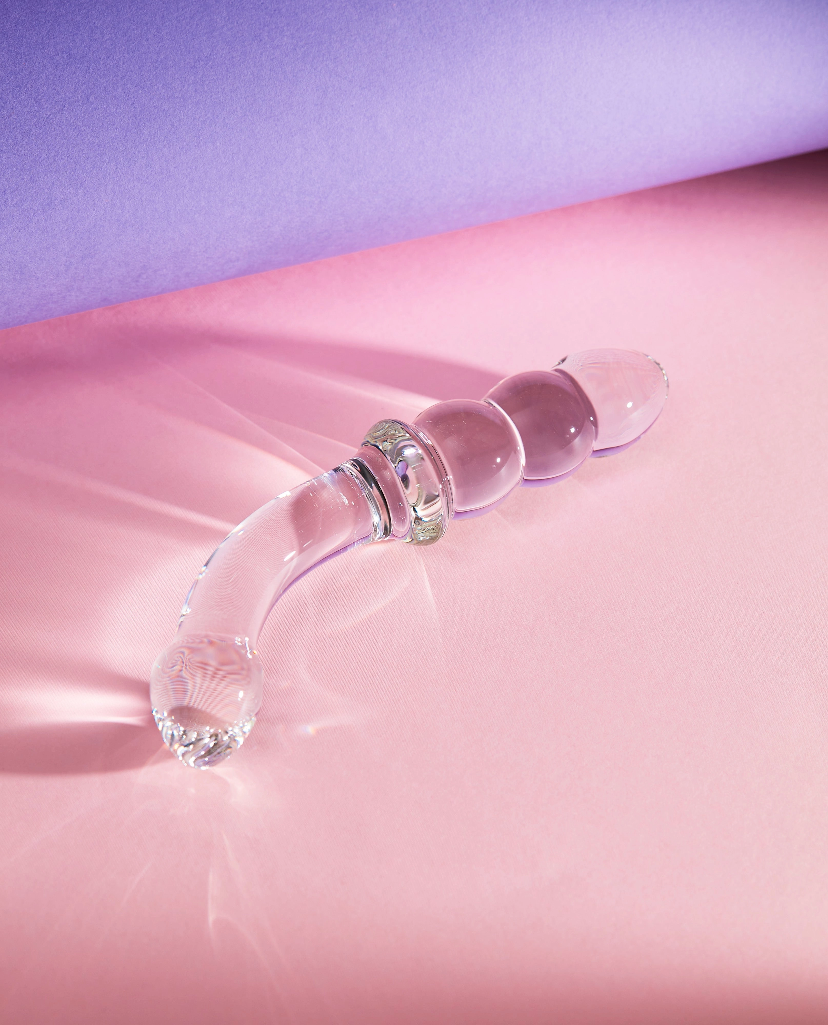 Crystal Glass G-spot Dildo