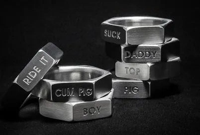 Custom Engraved Personalized Glans Rings & Cockrings