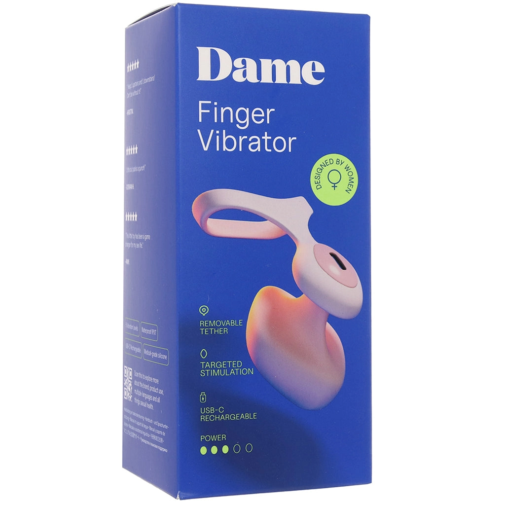 Dame Fin 2.0 Finger Vibe in Quartz