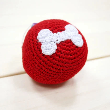 Dogo Pet Bone Ball Crochet Dog Toy