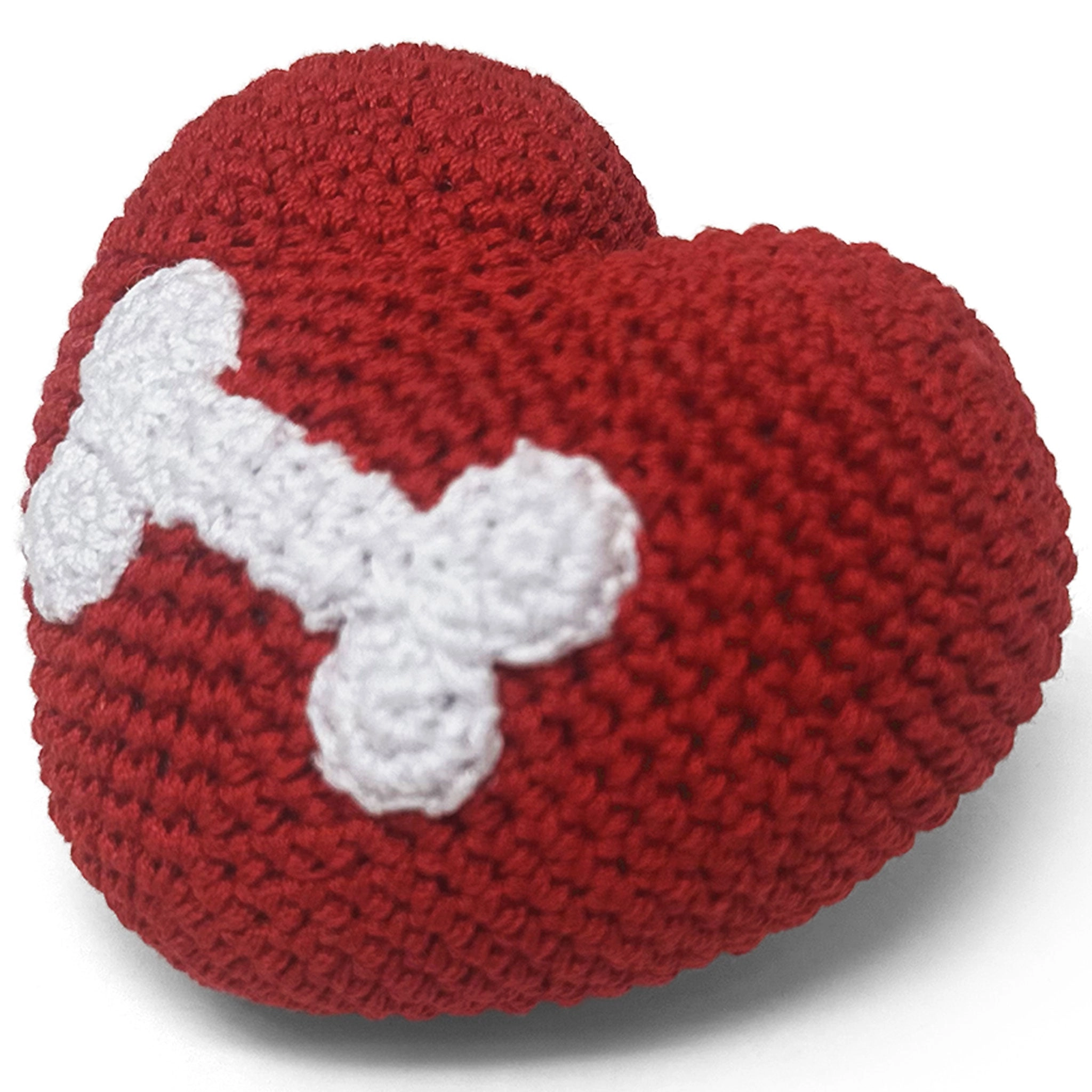 Dogo Pet Fashions Pawer Heart with Bone Dog Toys