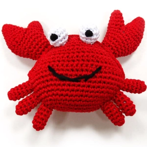 Dogo Pet Fashions Pawer Squeaky Toy Crab Dog Toys
