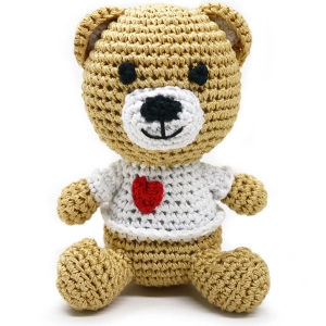 Dogo Pet Fashions Pawer Squeaky Toy Teddy Bear Dog Toys