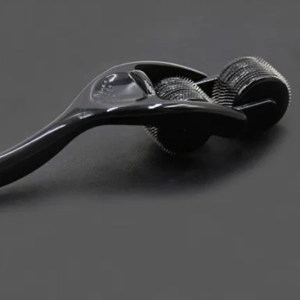 Double Rotating Metal Spiked Needle | Wartenberg Wheel Black