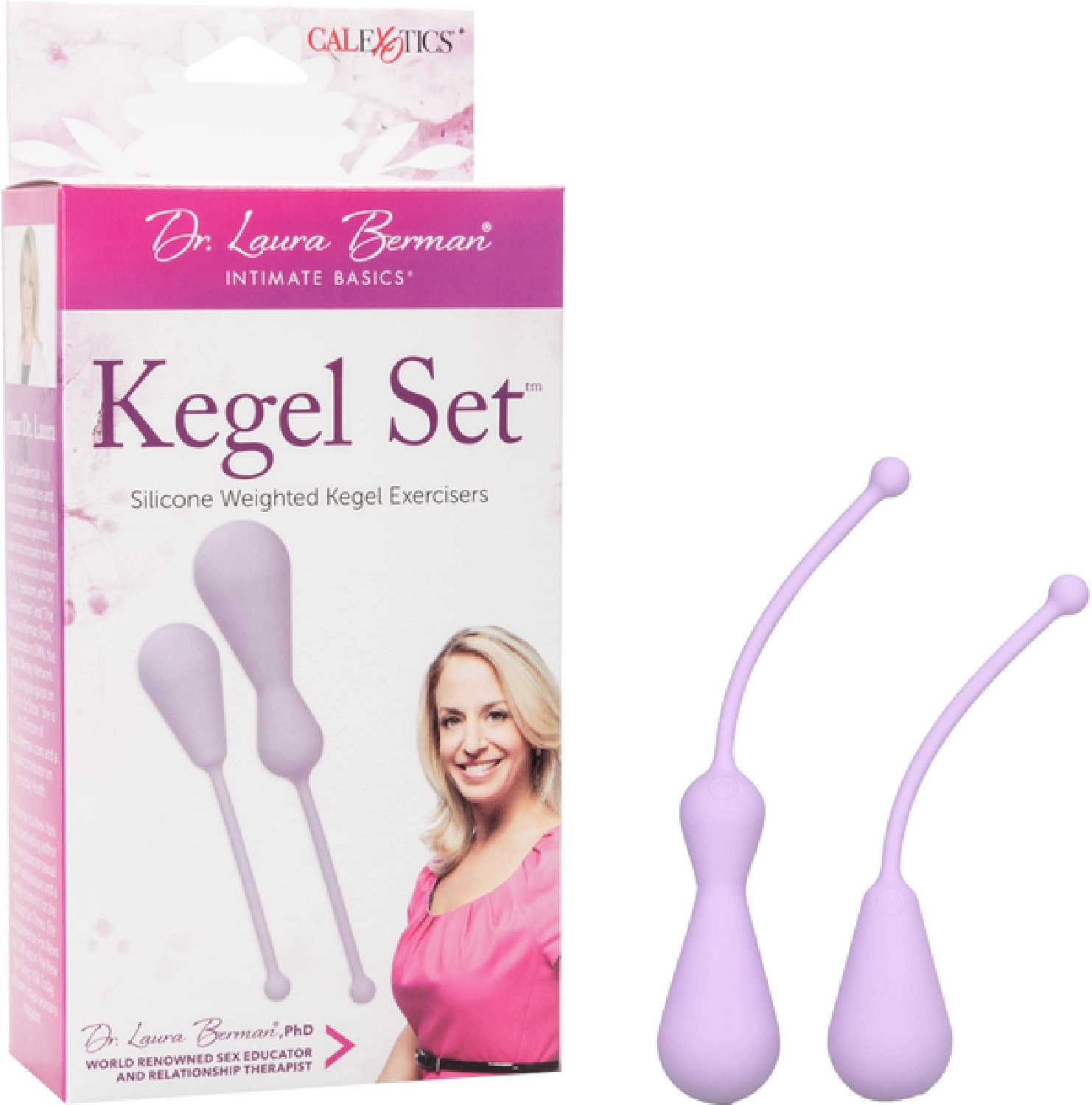 Dr. Laura Berman - Silicone Kegel Weighted Training Kit - Purple