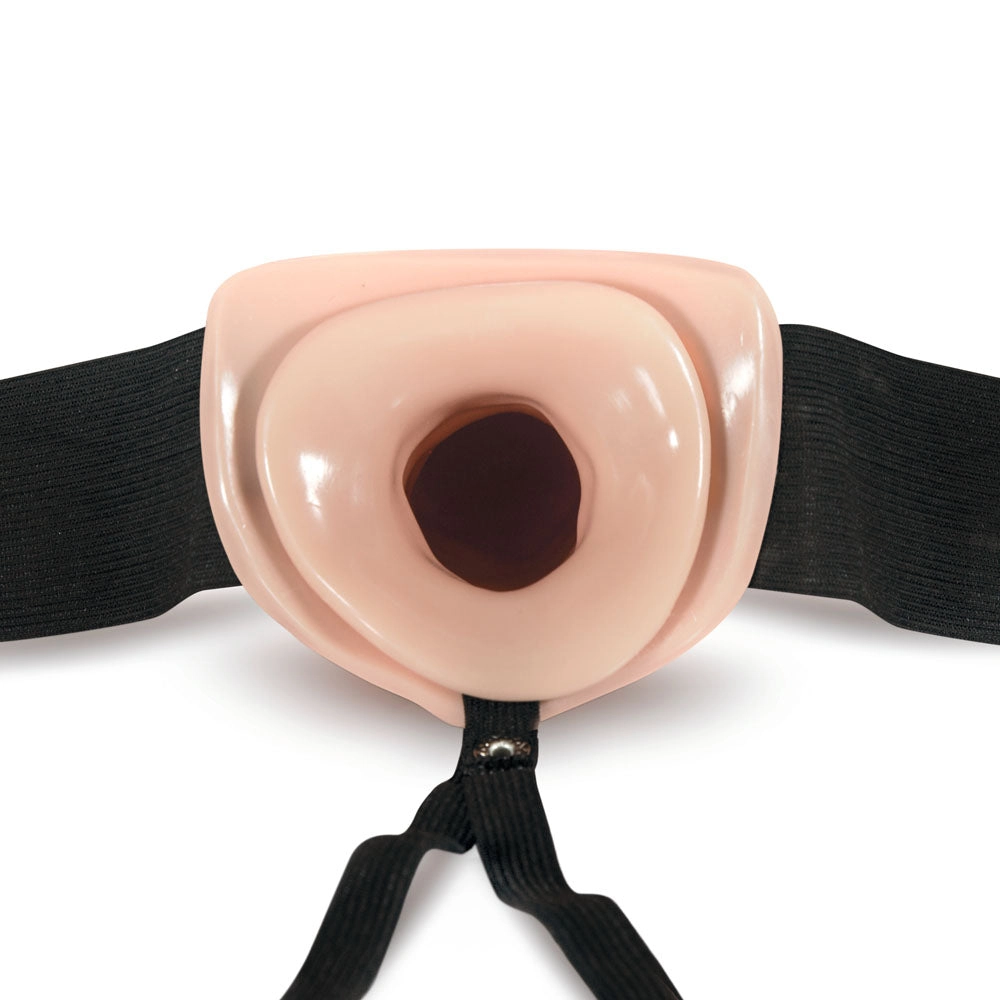 Dr. Skin 7 Inch Hollow Strap-On: Soft, Lifelike Fun for Everyone!