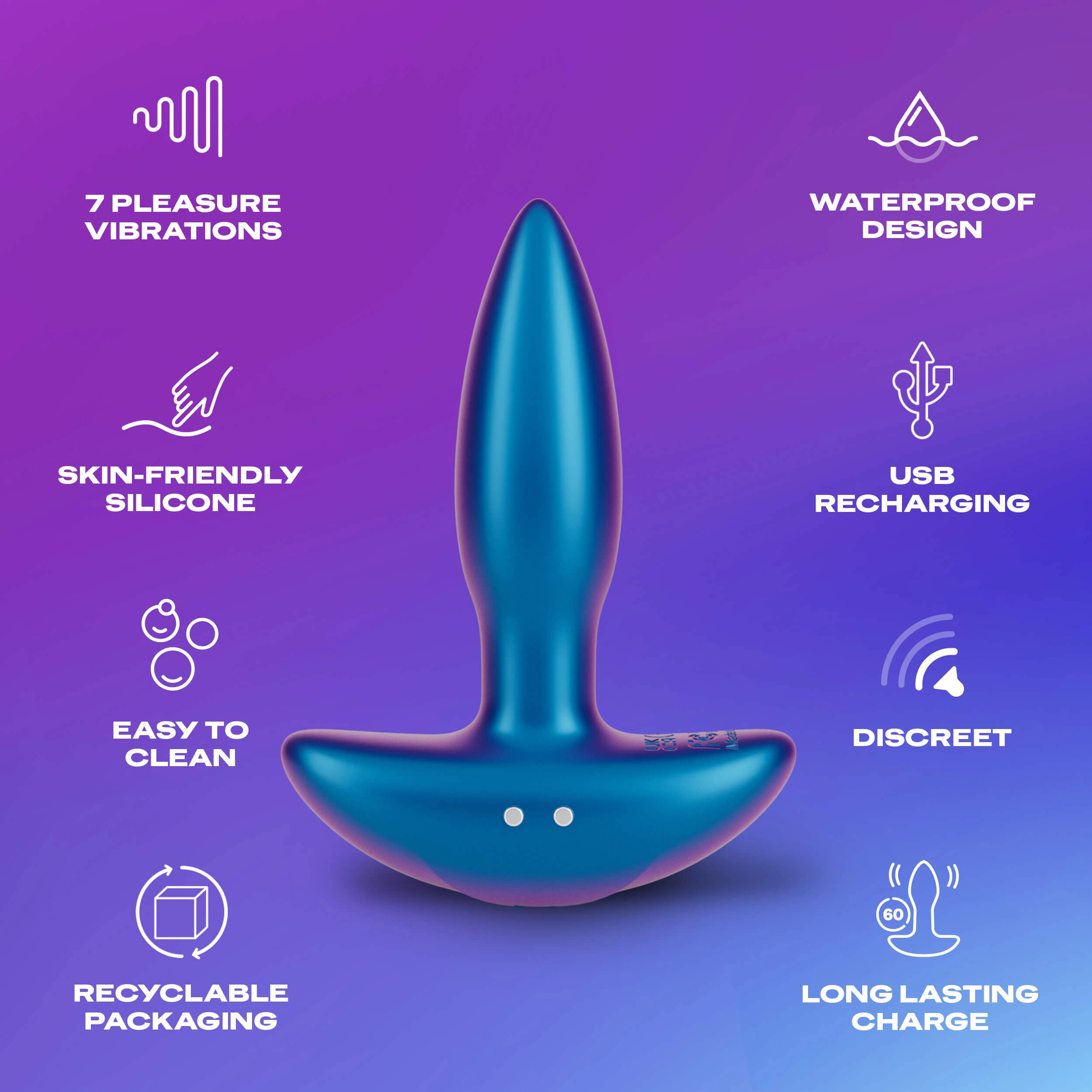 Durex® Play Pop & Buzz Anal Plug