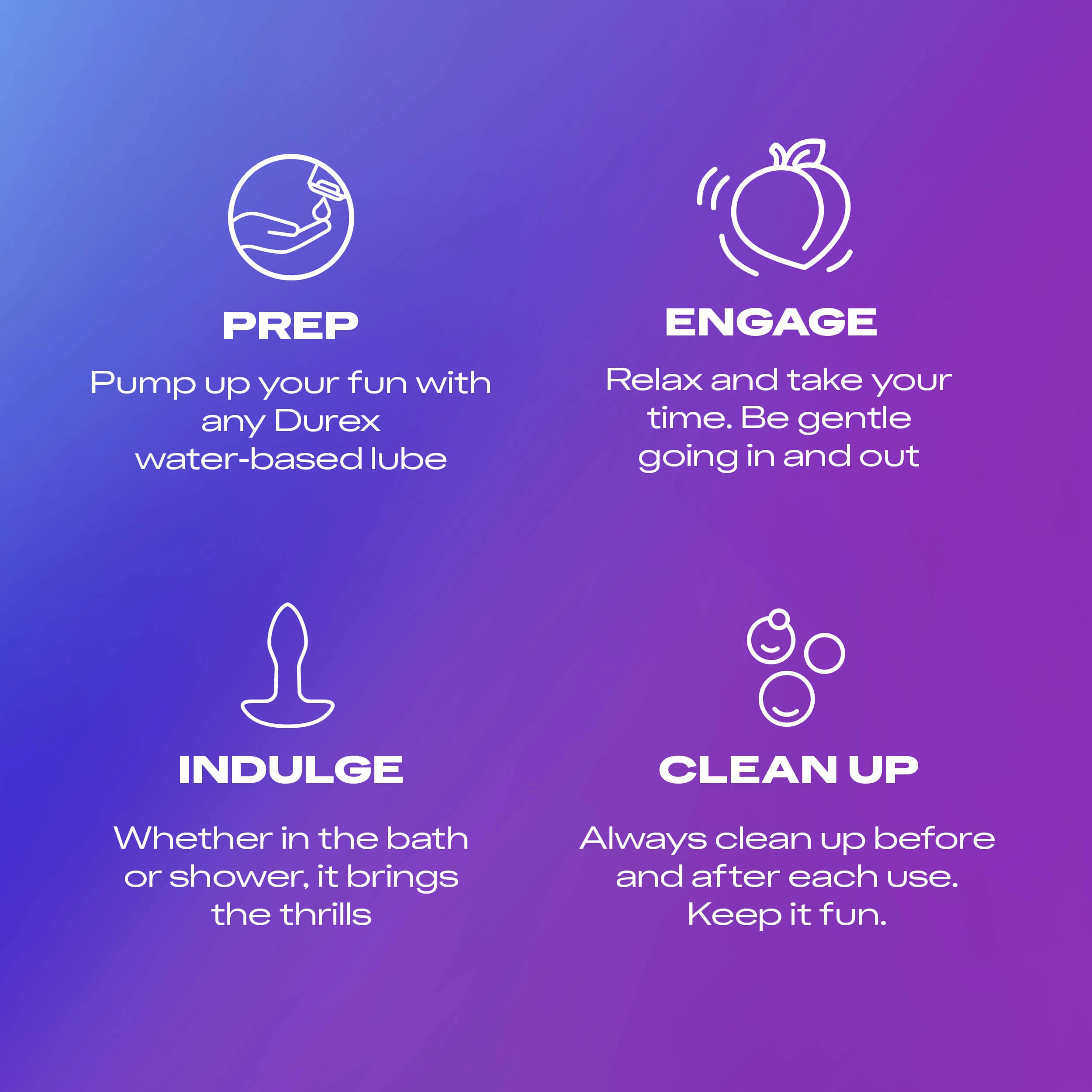 Durex® Play Pop & Buzz Anal Plug
