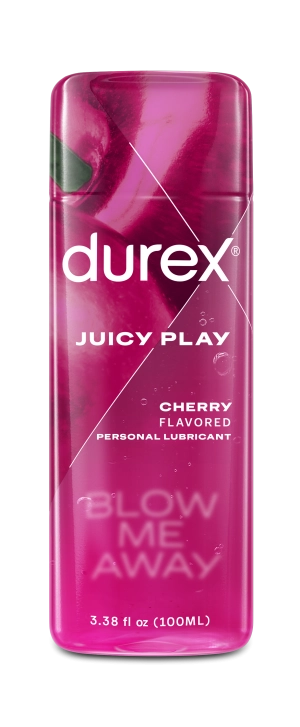 Durex<sup>®</sup> Juicy Play Cherry Flavored Personal Lubricant, 3.38 fl oz