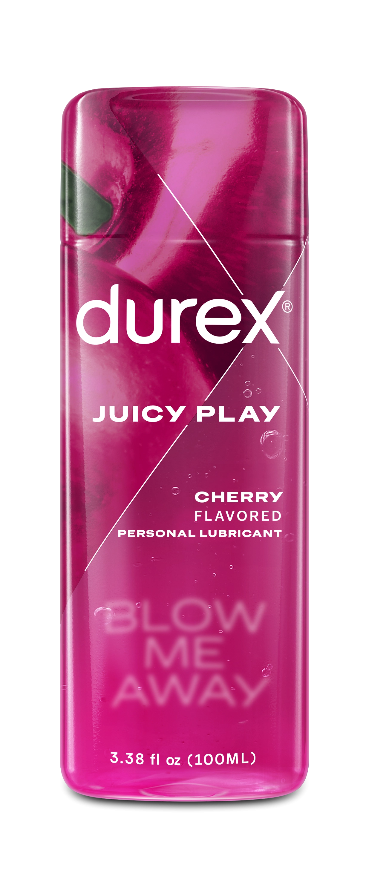 Durex<sup>®</sup> Juicy Play Cherry Flavored Personal Lubricant, 3.38 fl oz