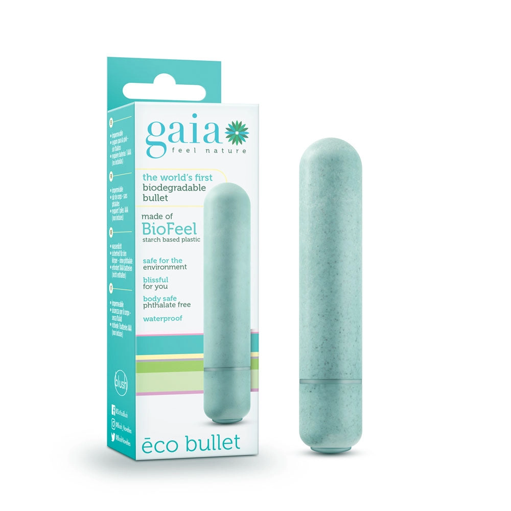 Eco-Friendly Gaia Bullet: Quiet, One-Speed Vibrations for Tub Fun