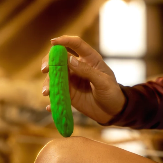 Emojibator Pickle Vibrator