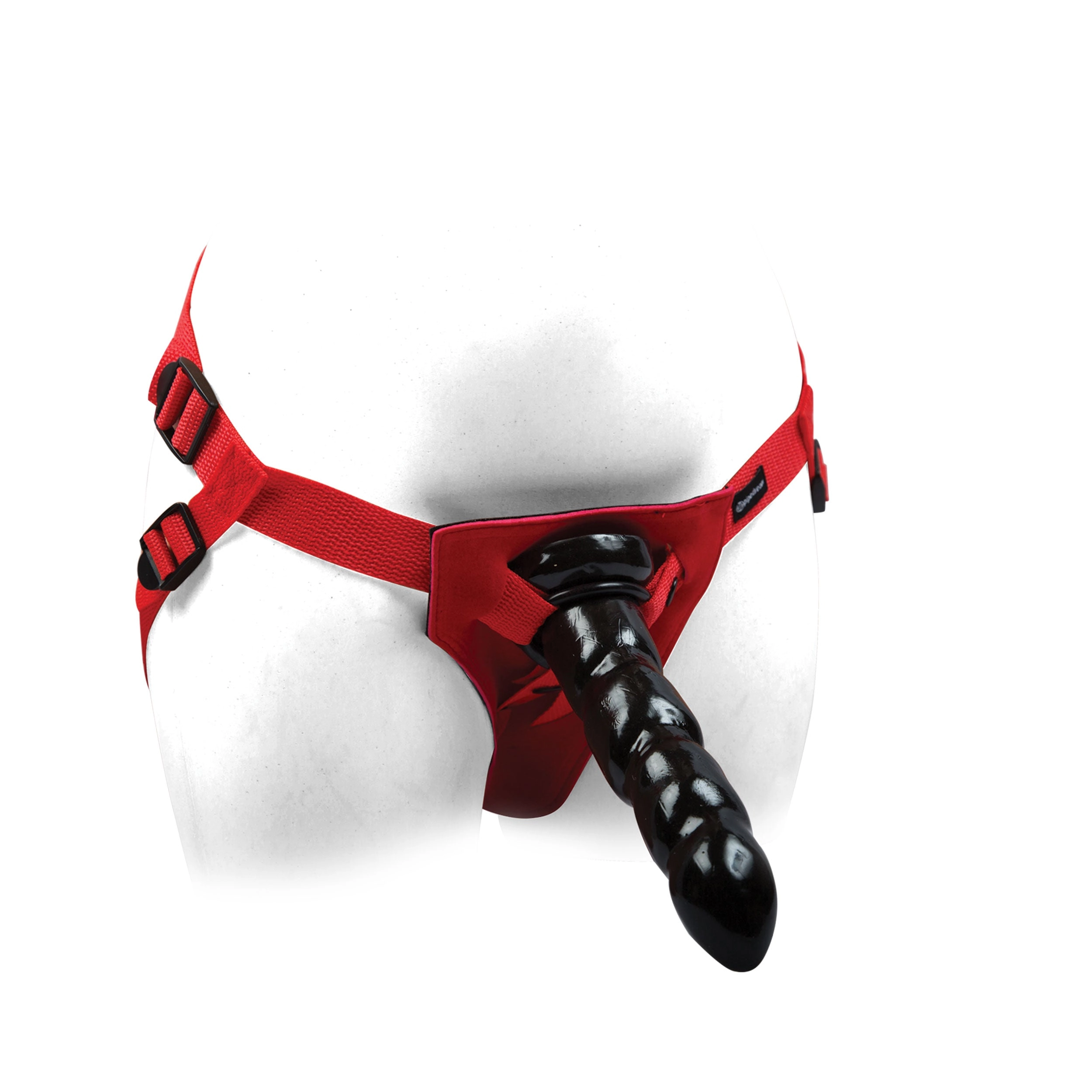 Fetish Pleasure Play Strap-On Harness w/7" Dong