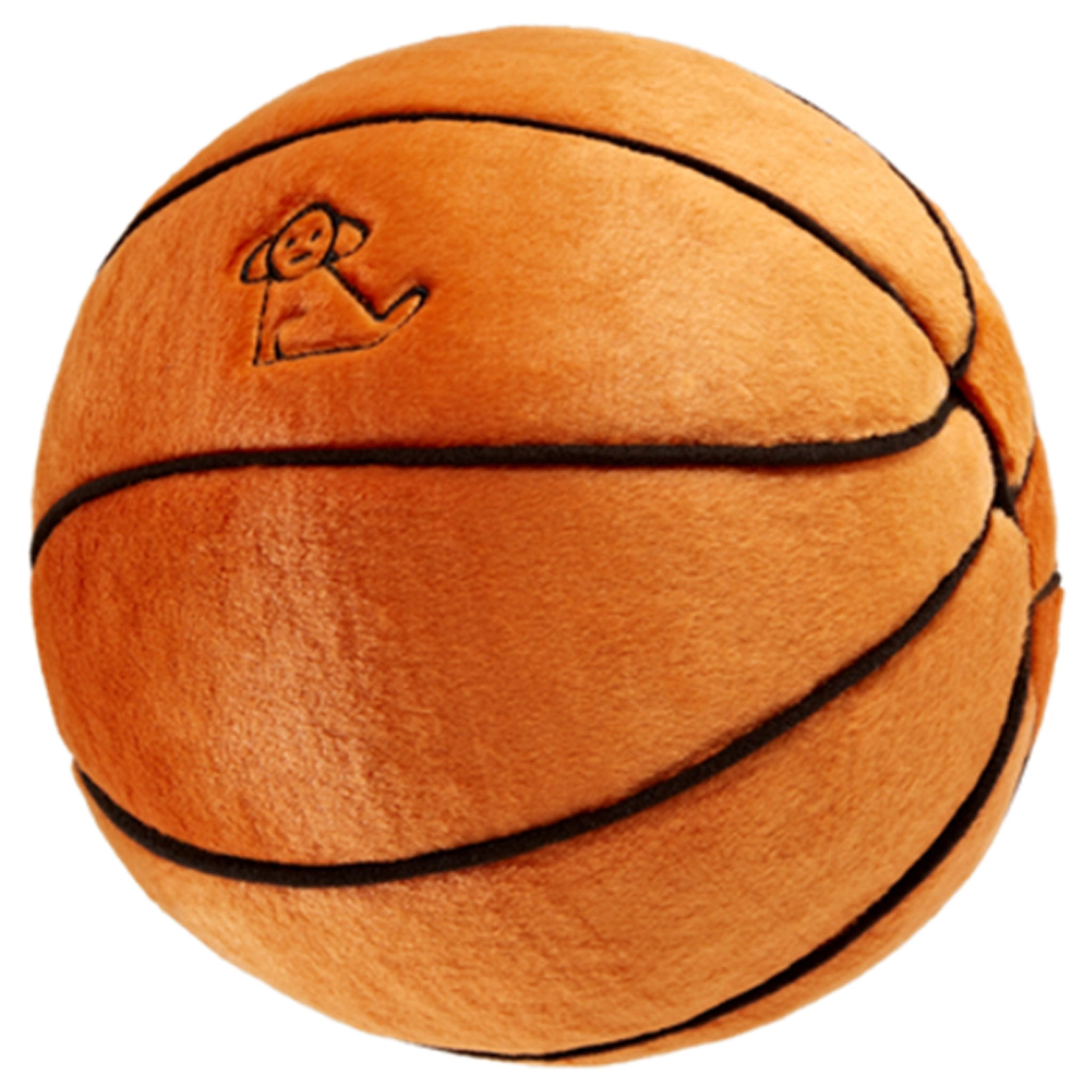 Fluff & Tuff Basketball Dog Toy