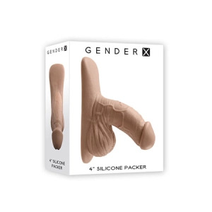 Gender X 4'' Silicone Packer - Tan