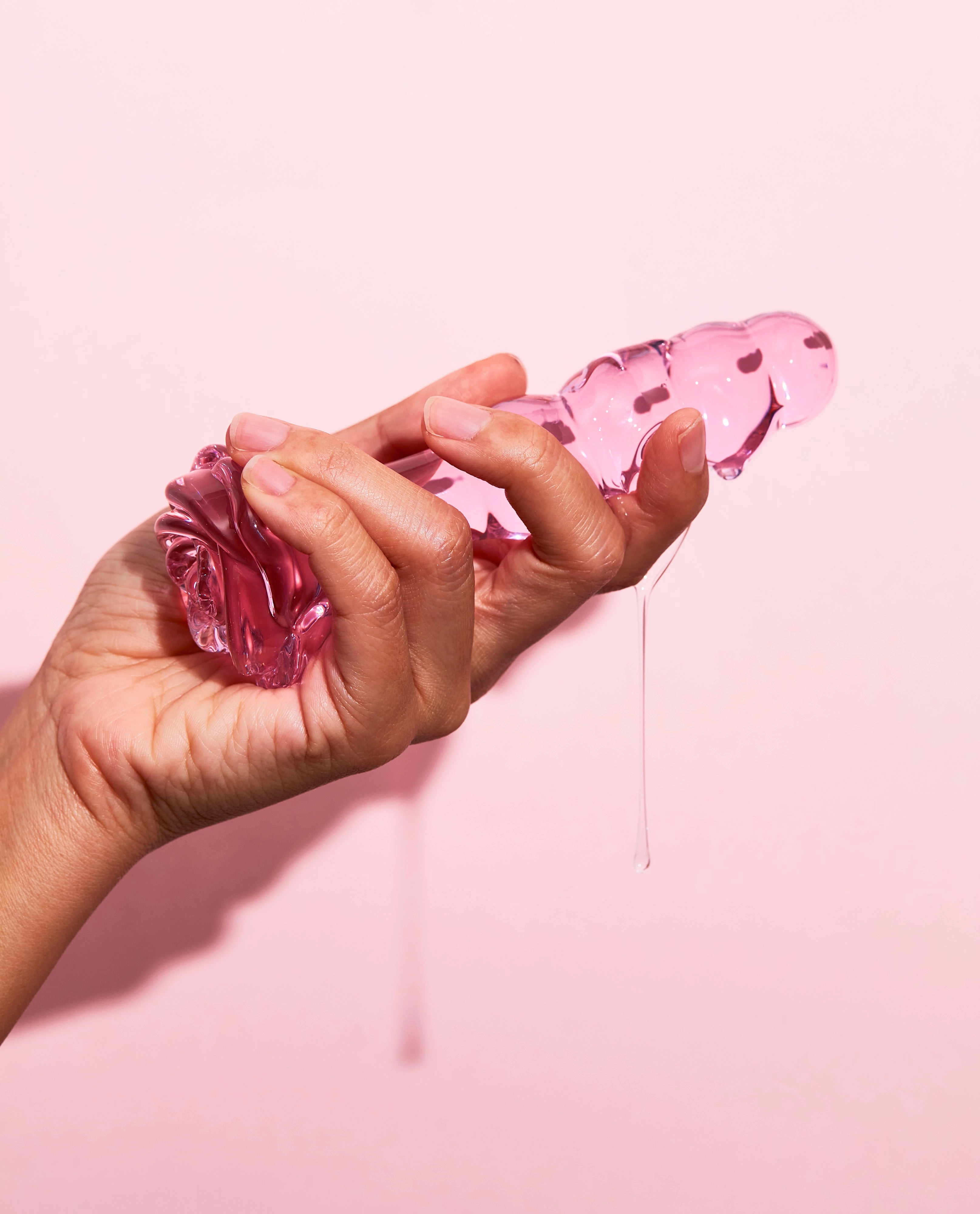 Hedonist Rose Glass Dildo & Anal Plug Bundle